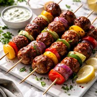 Easy Meatball Kebobs