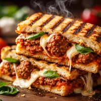Easy Meatball Panini