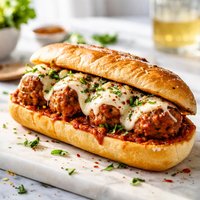 Easy Meatball Parm Hero