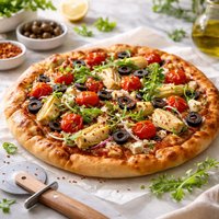 Easy Mediterranean Pizza