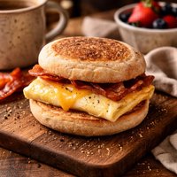 Easy Microwave Breakfast Sandwich