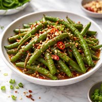 Easy Microwave Szechuan Green Beans