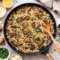 Easy Mushroom Rice Pilaf