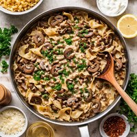 Easy Mushroom Stroganoff