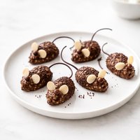 Easy No Bake Mice Cookies