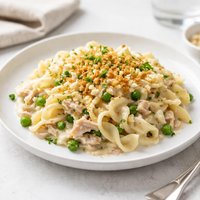 Easy No Bake Tuna Noodle Casserole