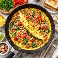 Easy Omelette for 2 or 3 Paula Deen Style