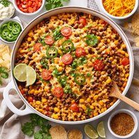 Easy One Pot K D Taco Supper