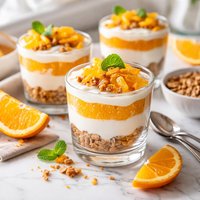 Easy Orange Parfaits