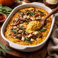 Easy Oven Baked Pumpkin Polenta