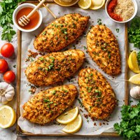 Easy Oven Fried Chicken Breasts