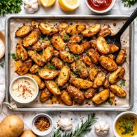 Easy Oven Fried Potatoes