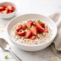 Easy Overnight Muesli Strawberry Version Switzerland