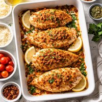Easy Parmesan Baked Chicken