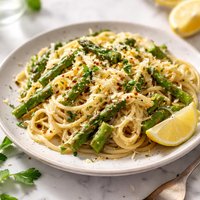 Easy Parmesan Pasta with Asparagus