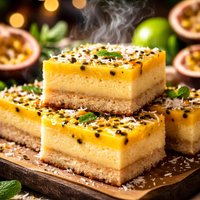 Easy Passionfruit Slice Bars