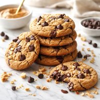 Easy Peanut Butter Chocolate Chip Cookies