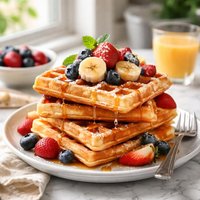 Easy Peasy Breakfast Waffles