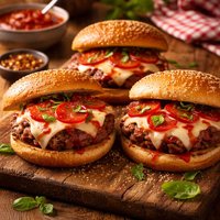 Easy Pizza Burgers