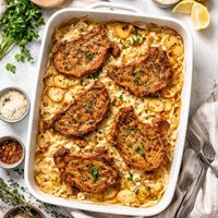Easy Pork Chops Scalloped Potatoes