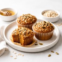 Easy Pumpkin Oat Muffins