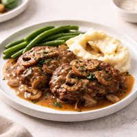 Easy Salisbury Steak and Mushroom Gravy
