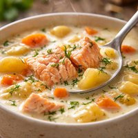 Easy Salmon Chowder