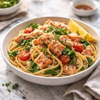 Easy Salmon Pasta