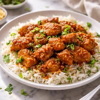 Easy Sesame Chicken with Apricot Sauce