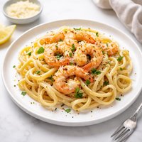 Easy Shrimp Fettuccine