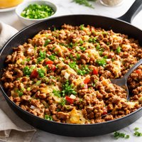 Easy Skillet Beef Hash Browns