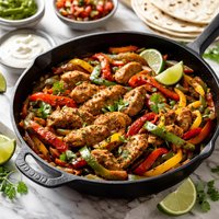 Easy Skillet Chicken Fajitas