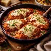 Easy Skillet Chicken Parmesan