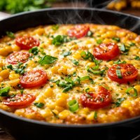 Easy Skillet Corn Frittata