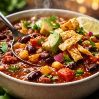 Easy Slow Cooked Vegetarian Taco Soup