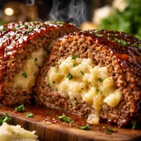 Easy Slow Cooker Mashed Potato Stuffed Meatloaf 5fix