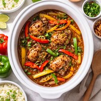 Easy Slow Cooker Pepper Chicken
