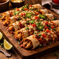 Easy Spicy Chicken Enchiladas