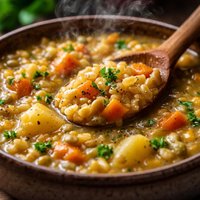 Easy Split Pea and Barley Stew