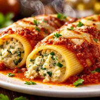 Easy Stuffed Manicotti