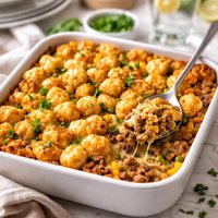 Easy Tater Tots Topped Casserole