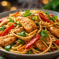 Easy Thai Chicken Pasta