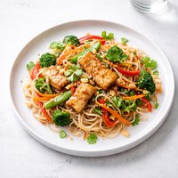 Easy Thai Ish Noodles and Vegetables