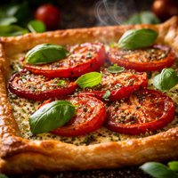 Easy Tomato Basil Tart