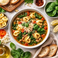 Easy Tortellini Spinach Soup