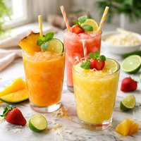 Easy Tropical Slushies