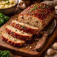 Easy Turkey and Mushroom Meatloaf