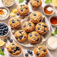 Easy Vegan Allergy Friendly Blueberry Muffins