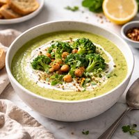 Easy Vegan Cream of Broccoli Soup