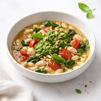 Easy Vegan White Bean Au Pistou